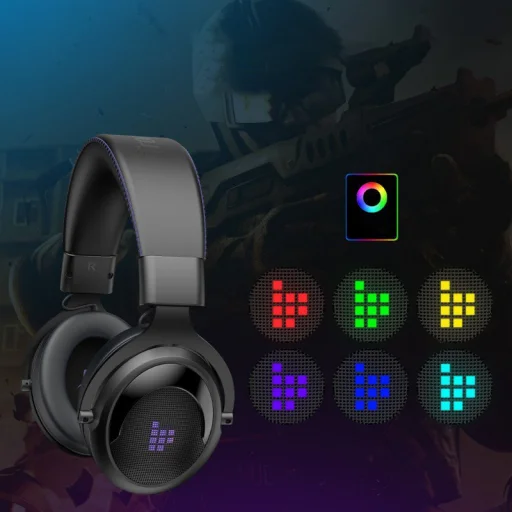 Tronsmart Shadow Gamer vezeték nélküli fejhallgató mikrofonnal lilla (372308) - 8