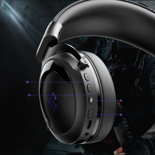 Tronsmart Shadow Gamer vezeték nélküli fejhallgató mikrofonnal lilla (372308) - 9