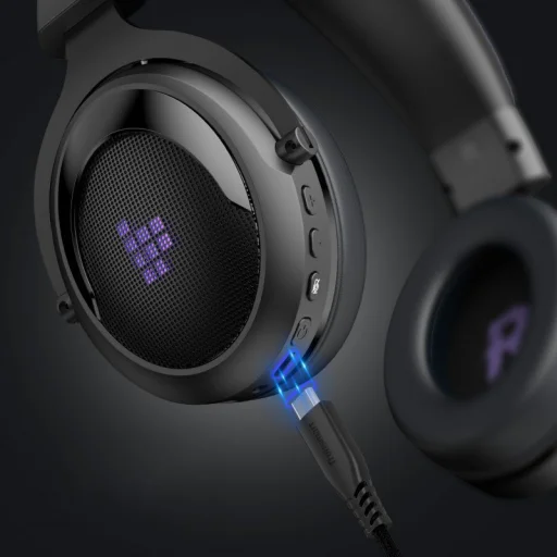 Tronsmart Shadow Gamer vezeték nélküli fejhallgató mikrofonnal lilla (372308) - 10