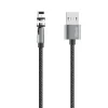  Dudao Mágneses USB kábel + Lightning / USB Type-C / micro USB csatlakozók 3A 1m szürke (L9Pro) thumbnail