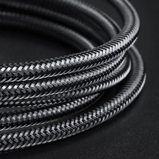 Dux Ducis K-IV Series USB Type-C - Lightning 18W kábel LED PD 1.2m fekete - 5