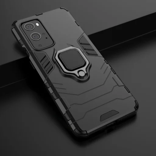 Ring Armor tok kihajtható támasszal OnePlus 9 Pro fekete - 7
