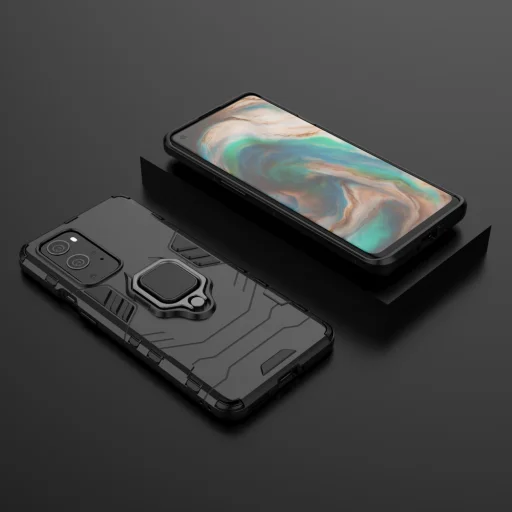 Ring Armor tok kihajtható támasszal OnePlus 9 Pro fekete - 8