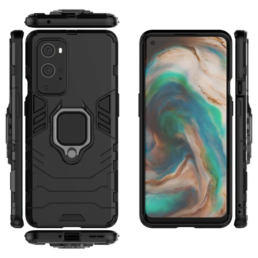 Ring Armor tok kihajtható támasszal OnePlus 9 Pro fekete - 5