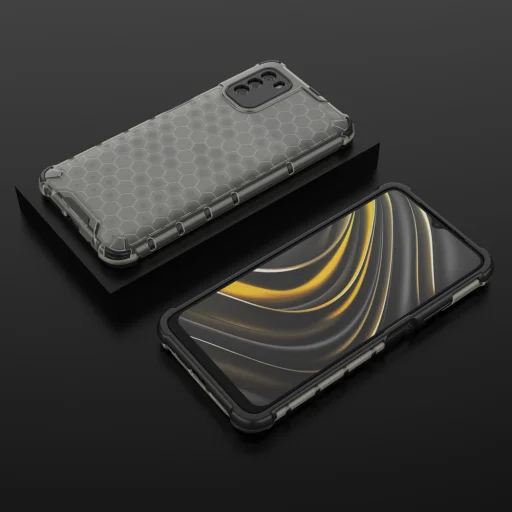 Honeycomb armor TPU tok Xiaomi Poco M3 fekete - 13