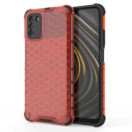 Xiaomi Poco M3 Honeycomb armor TPU tok piros - 1