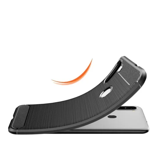 Carbon szénszál mintájú TPU tok Samsung Galaxy A11 / M11 KÉK - 2