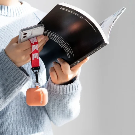 Ringke Kulcsra akasztható pánt karabinerrel piros (ACKR0003) - 5