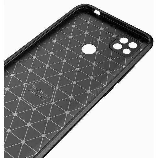 Carbon szénszál mintájú TPU tok Oppo A15 fekete - 3