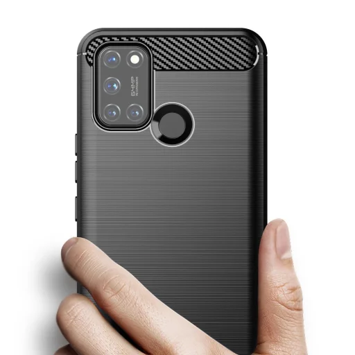 Carbon szénszál mintájú TPU tok Oppo A53 fekete - 5