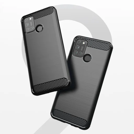 Carbon szénszál mintájú TPU tok Oppo A53 fekete - 7
