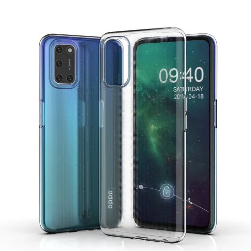 Ultra Clear 0.5mm TPU géltok Oppo A92 / A72 / A52 átlátszó - 8