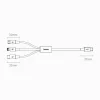 Micro USB Type-C - Lightning/ USB Type-C/ Micro USB kábel 1.5m piros Baseus Rapid 3in1 (CAMLT-SC09) thumbnail