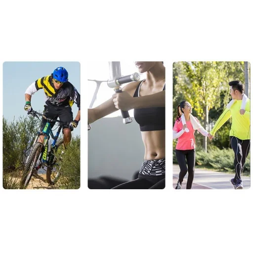 Ultimate futó övtáska fényvisszaverő csíkkal fülhallgató kivezetéssel 4 zsebbel lila - 12