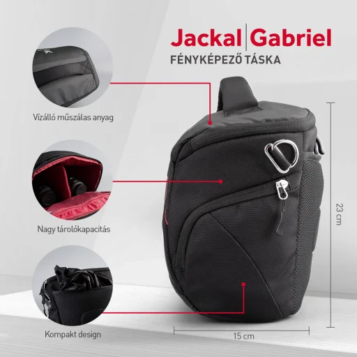 Jackal Gabriel fényképező táska - 2