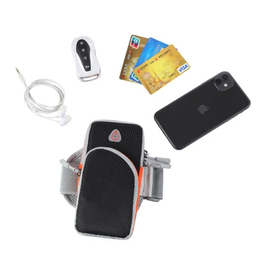 Univerzális felkarra rögzíthető telefontartó futáshoz fekete - 9