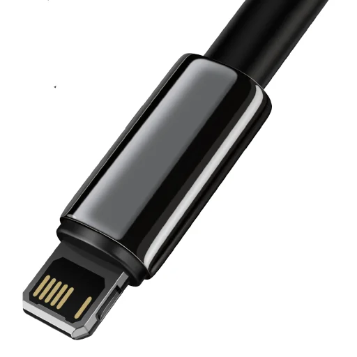 Baseus Tungsten USB - Lightning kábel 2.4A 2m fekete (CALWJ-A01) - 2