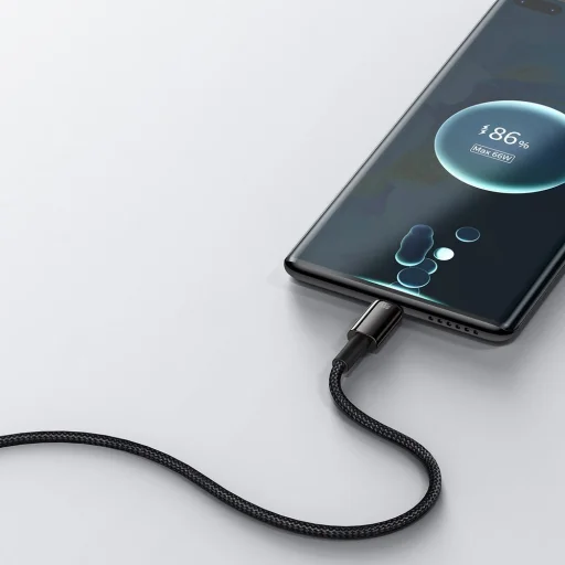 Baseus Tungsten USB - USB Type-C kábel 66W (11V / 6A) Quick Charge AFC FCP SCP 2m fekete (CATWJ-C01) - 12