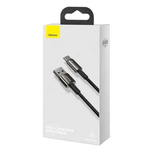 Baseus Tungsten USB - USB Type-C kábel 66W (11V / 6A) Quick Charge AFC FCP SCP 2m fekete (CATWJ-C01) - 7