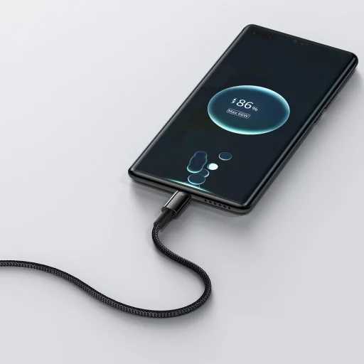 Baseus Tungsten USB - USB Type-C kábel 66W (11V / 6A) Quick Charge AFC FCP SCP 2m fekete (CATWJ-C01) - 11