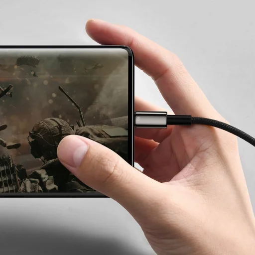 Baseus Tungsten USB - USB Type-C kábel 66W (11V / 6A) Quick Charge AFC FCP SCP 2m fekete (CATWJ-C01) - 9