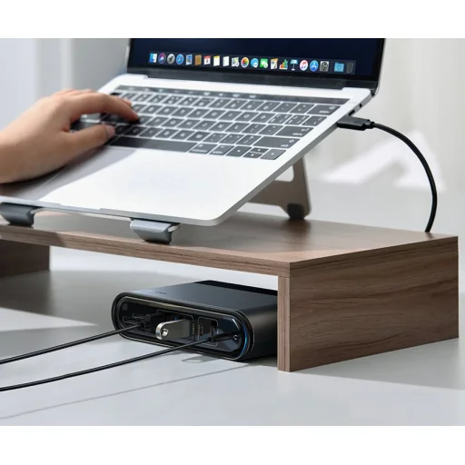 Baseus HUB 3xUSB 3.2 Gen 1 / 2xUSB Type-C / SD és micro SD kártyaolvasó / AUX / 2xDisplayPort / 2xHDMI / RJ45 1 Gbps szürke (CAHUB-HG0G) - 16