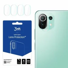 Xiaomi Mi 11 Lite 5G 3MK Hybrid ochranné sklo na šošovku fotoaparátu 4 ks