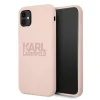 iPhone 11 Karl Lagerfeld KLHCN61STKLTLP Szilikon tok Stack Logo pink thumbnail
