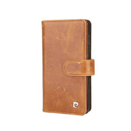 Pierre Cardin fliptok Samsung S10+ Plus barna - 3