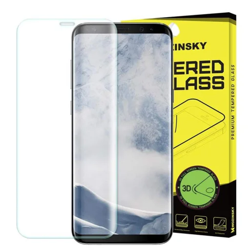 Samsung S9 Wozinsky 5D Full Glue kijelzővédő üvegfólia fekete - 1