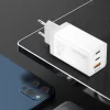 Dudao GaN hálózati gyorstöltő 65W USB / 2x USB Type-C QC 3.0 PD (gallium nitride) fehér (A7xs) thumbnail