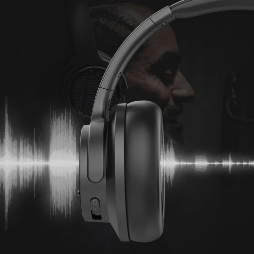 Mixcder Vezeték nélküli Bluetooth 5.0 ANC fejhallgató (Aktív Zajszűréssel) fekete - 5