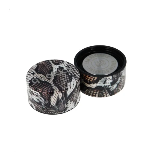 Quokka Solid vákum szigetelt vizesüveg, rozsdamentes acél kulacs 630 ml Snake print - 2