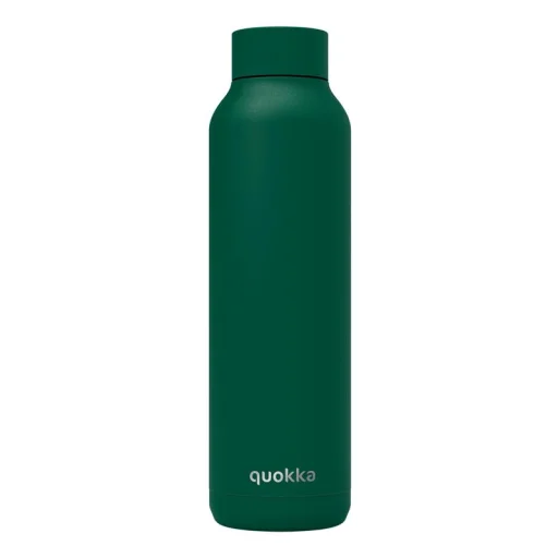 Quokka Solid vákum szigetelt vizesüveg, rozsdamentes acél kulacs 630 ml Dark Forest - 1