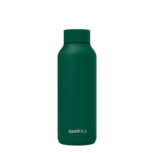 Quokka Solid vákum szigetelt vizesüveg, rozsdamentes acél kulacs 510 ml Dark Forest - 1