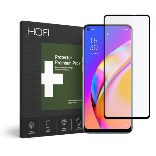 HOFI GLASS PRO+ Hybrid temperált üvegfólia OPPO RENO 5 LITE fekete - 1