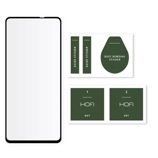 HOFI GLASS PRO+ Hybrid temperált üvegfólia OPPO RENO 5 LITE fekete - 2