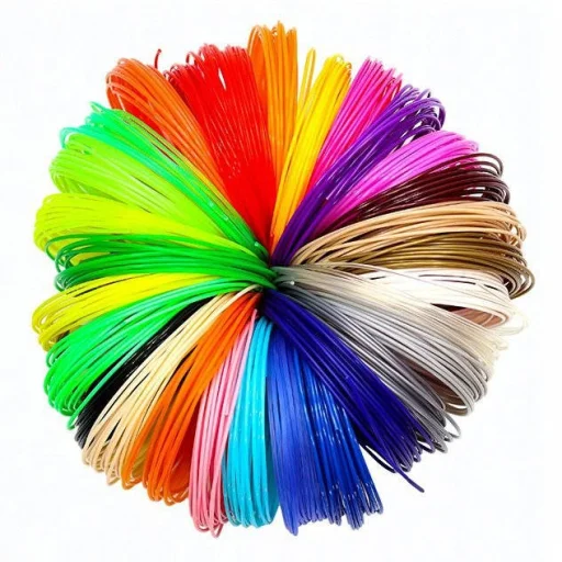 3D Nyomtató toll tollbetét PLA 10x5m 1,75mm vegyes színekben - 6