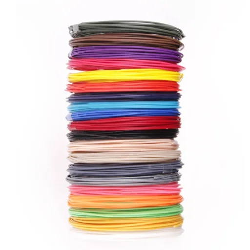 3D Nyomtató toll tollbetét PLA 10x5m 1,75mm vegyes színekben - 5