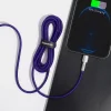 Baseus Cafule Metal nylon harisnyázott USB Type-C/ Lightning kábel PD 20W 2m lila (CATLJK-B05) thumbnail