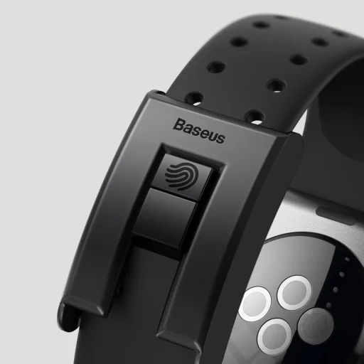 Baseus Slip-Thru óraszíj Apple Watch 3/4/5/6/7/8/SE 38/40/41 mm fekete (LBWSE-01) - 16