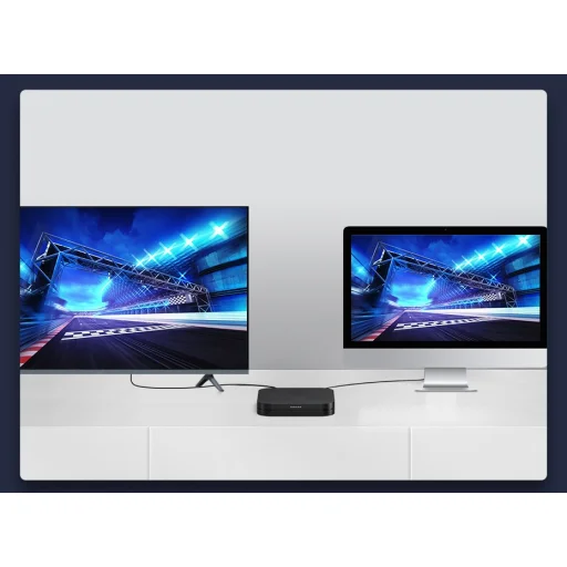Baseus HDMI 2.1 kábel 8K 60 Hz 48 Gbps / 4K 120 Hz / 2K 144 Hz 3D eARC QMS Dynamic HDR VRR ALLM 1m fekete (CAKGQ-J01) - 14