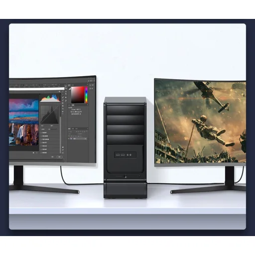 Baseus HDMI 2.1 kábel 8K 60 Hz 48 Gbps / 4K 120 Hz / 2K 144 Hz 3D eARC QMS Dynamic HDR VRR ALLM 1m fekete (CAKGQ-J01) - 15