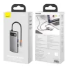 Baseus Metal Gleam 4in1 HUB USB Type-C - USB Type-C PD 100W / HDMI 4K 30Hz / 1x USB 3.2 Gen 1 / 1x USB 2.0 szürke (CAHUB-CY0G) thumbnail
