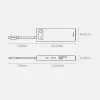 Baseus Metal Gleam 8in1 HUB USB Type-C - USB Type-C PD 100W / HDMI 4K 30Hz / 3x USB 3.2 Gen 1/ RJ45 1Gbps/ SD és MicroSD kártyaolvasóval szürke (CAHUB-CV0G) thumbnail