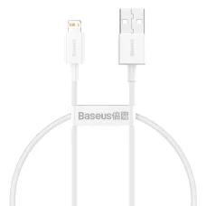 Baseus Superior USB - Lightning kábel 2.4A 0.25m fehér (CALYS-02)