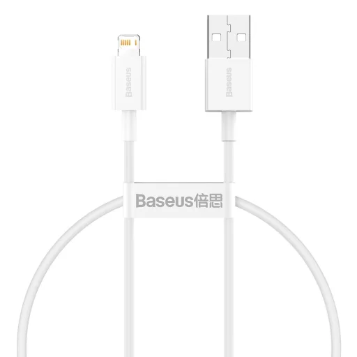 Baseus Superior USB - Lightning kábel 2.4A 0.25m fehér (CALYS-02) - 1