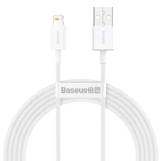 Baseus Superior USB - Lightning kábel 2.4A 2m fehér (CALYS-C02)