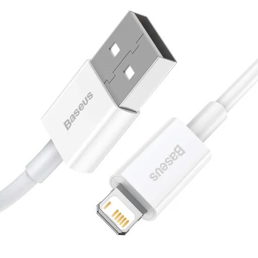 Baseus Superior USB - Lightning kábel 2.4A 2m fehér (CALYS-C02) - 2