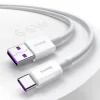 Baseus Superior USB - USB Type-C kábel 6A 66W 1m fehér (CALYS-02) thumbnail
